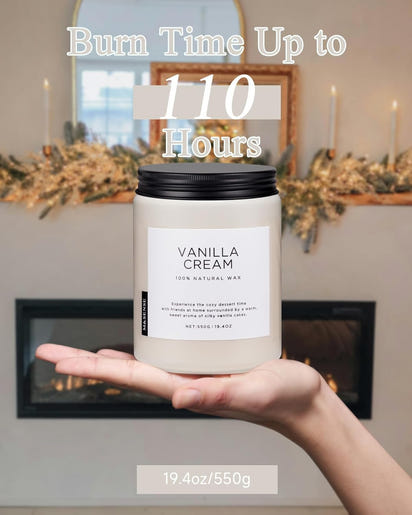 Eco-Luxe Vanilla Soy Candle™