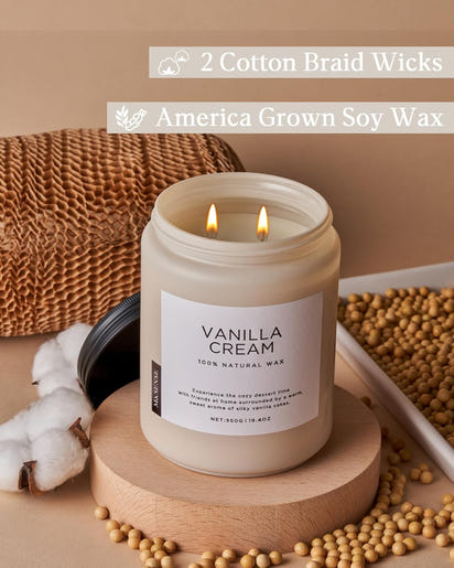 Eco-Luxe Vanilla Soy Candle™